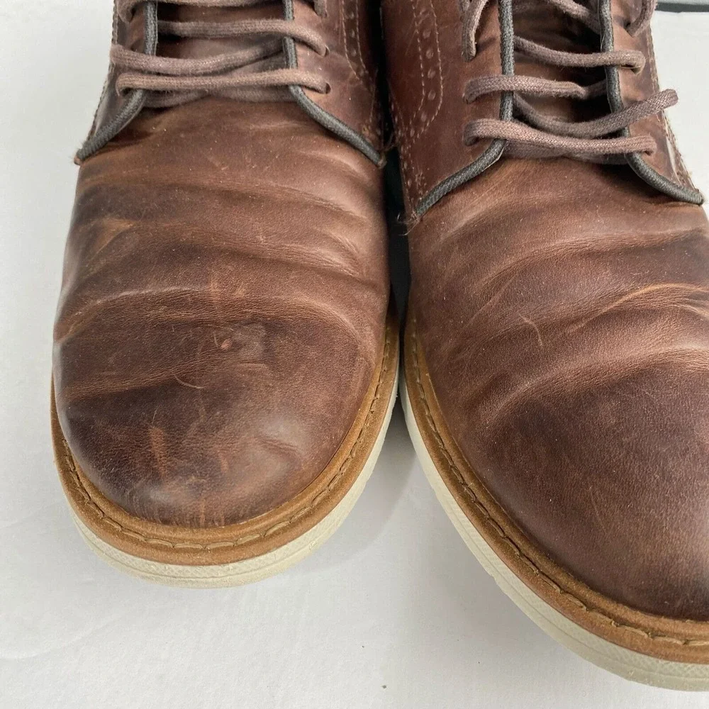 Cole Haan Go-To Plain Men's  10.5 M Toe Oxford Shoes Dark Coffee Brown GRAND 360